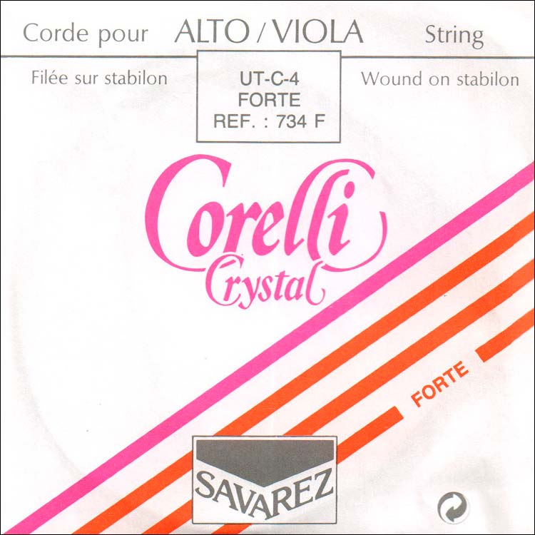 Corelli Crystal Viola C String - tungsten/stabilon: Fort-high