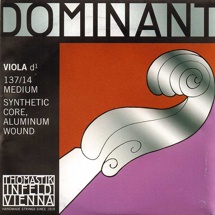 Dominant 14" Viola D String - Aluminum/Perlon: Medium