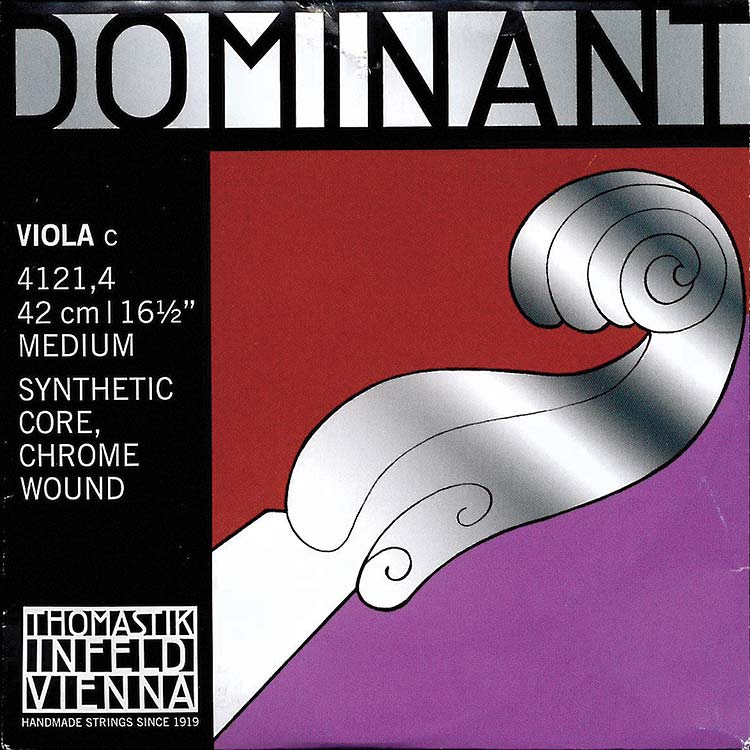 Dominant 17"+ Viola C String - Chrome/Perlon: Medium