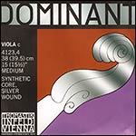 Dominant 16"-17" Viola C String - Silver/Perlon: Medium