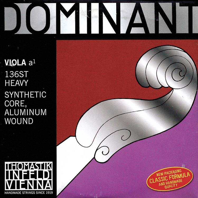 Dominant 15"-16" Viola A String - Aluminum/Perlon: Thick/Stark