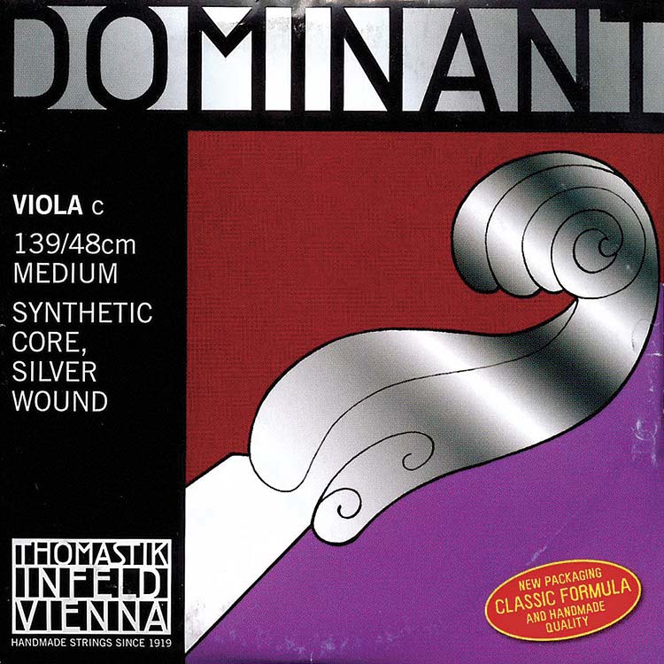Dominant 15"-16" Viola C String - Silver Wound on Perlon
