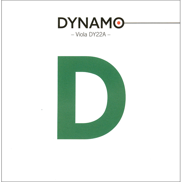 Dynamo Viola D String - silver-chrome/synthetic, medium