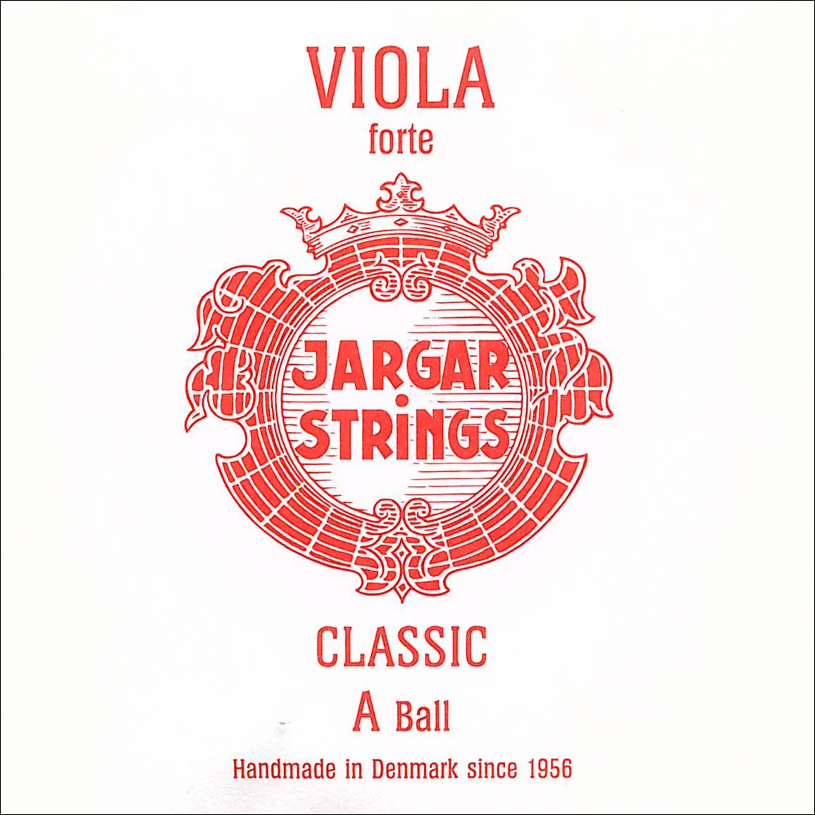 Jargar Viola A - chr/steel: Thick/forte, Ball end