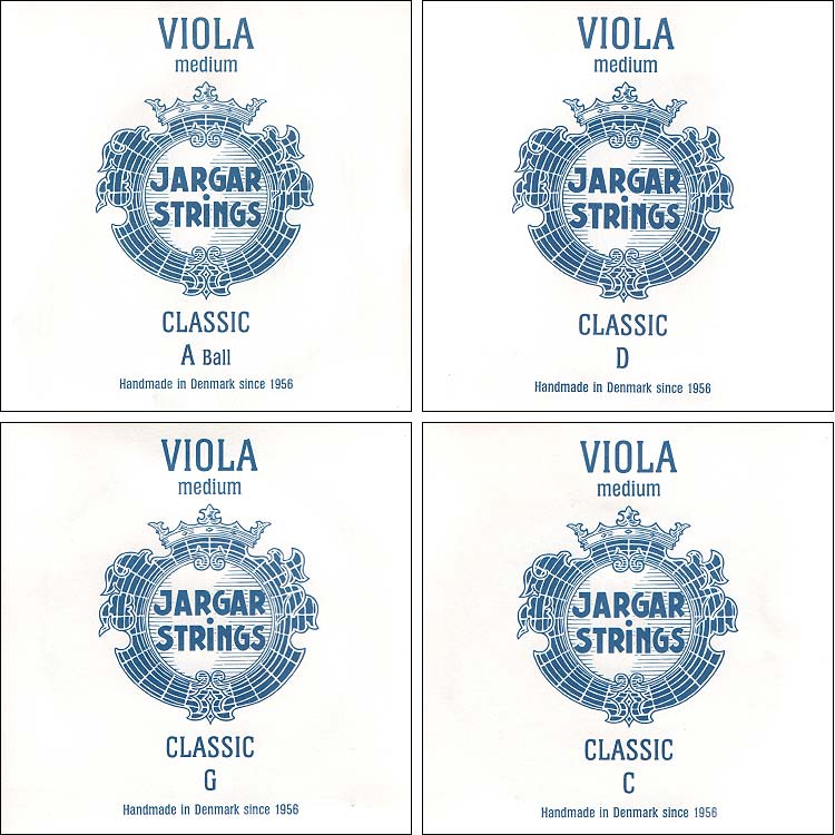 Jargar Viola String Set - Medium, Ball end A