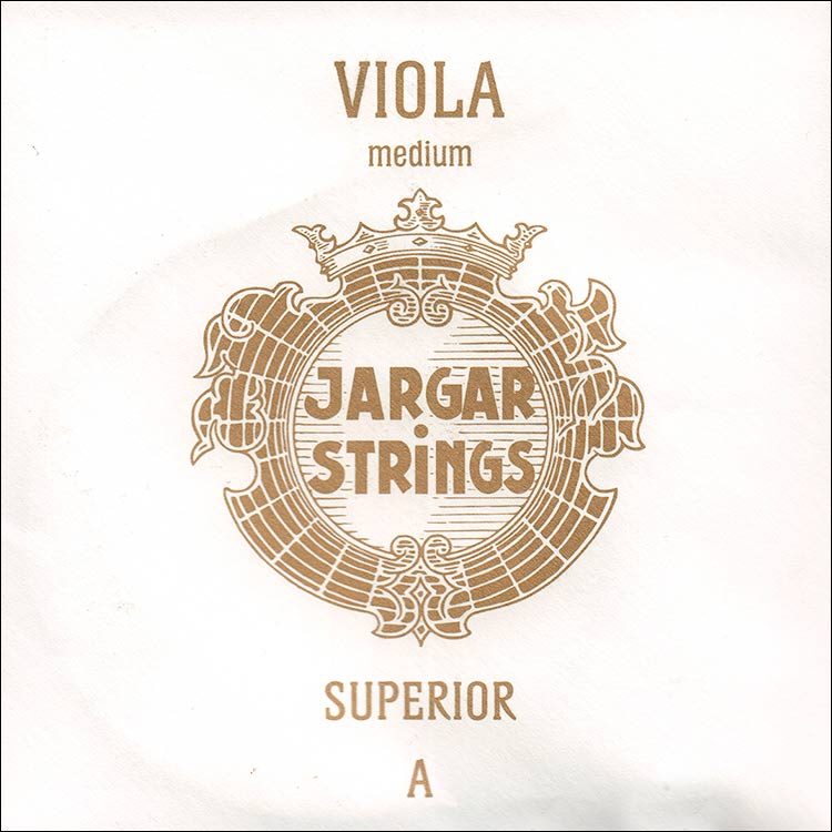 Jargar Superior Viola A String - chromesteel/synthetic: Medium, ball
