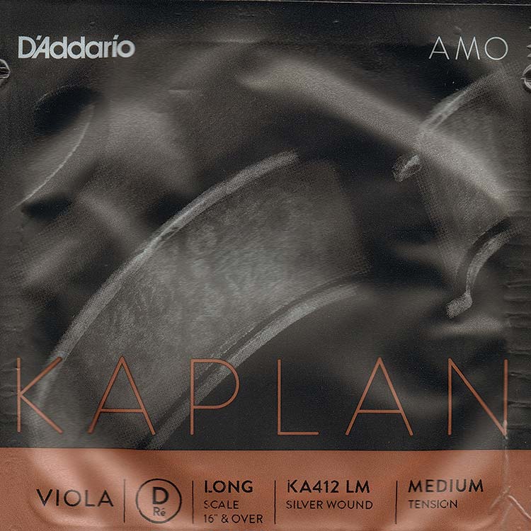 Kaplan Amo 16"-17" Viola D String, Medium