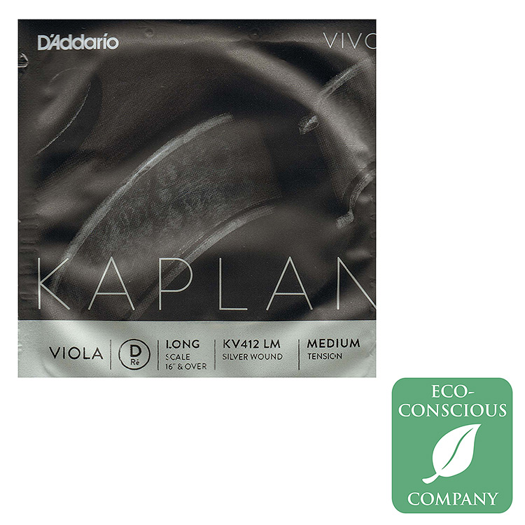 Kaplan Vivo 16"-17" Viola D String, Medium