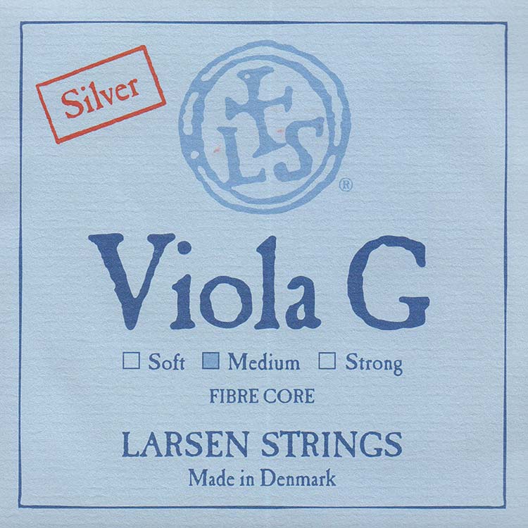 Larsen Viola G String - silver/synthetic: Medium