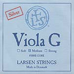 Larsen Viola G String - silver/synthetic: Medium