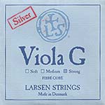 Larsen Viola G String - silver/synthetic: Strong