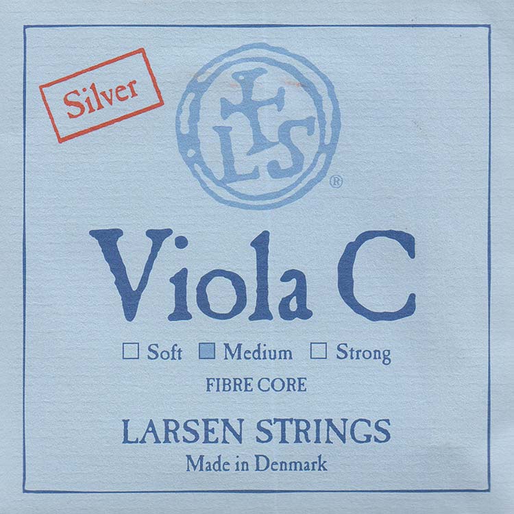 Larsen Viola C String - silver/synthetic: Medium