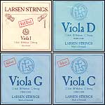 Larsen Viola String Set - Medium, A ball end
