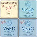 Larsen Viola String Set - Medium, A loop end