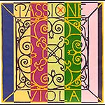 Passione Viola A String - aluminum/gut (14 1/2 gauge): ball end
