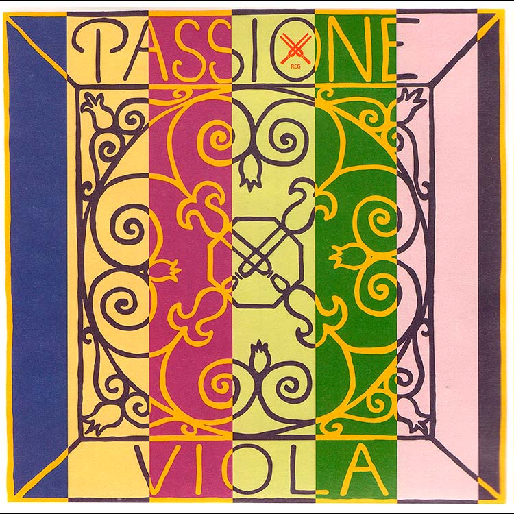 Passione Viola G String - silver/gut (16 3/4 gauge): ball end