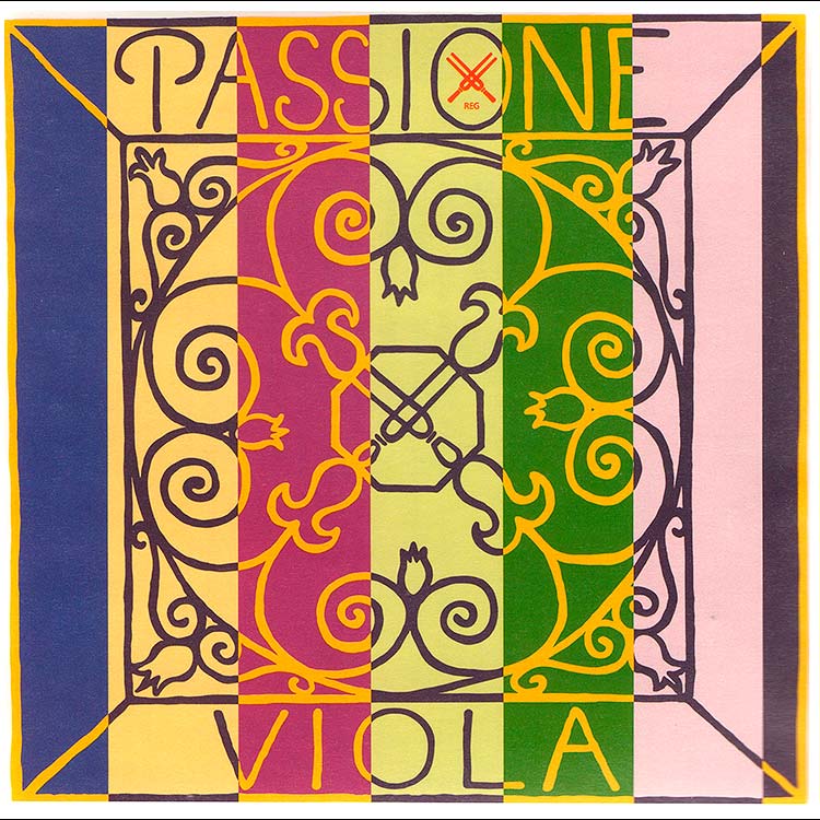 Passione Viola C* String - tungsten-silver/gut (20 gauge):