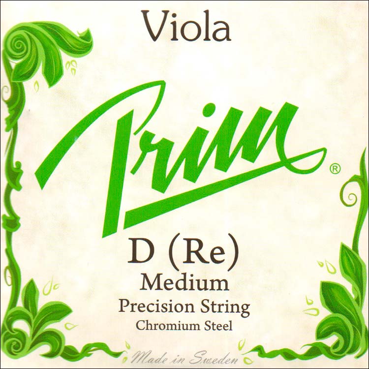 Prim Viola D String - chr/steel: Medium