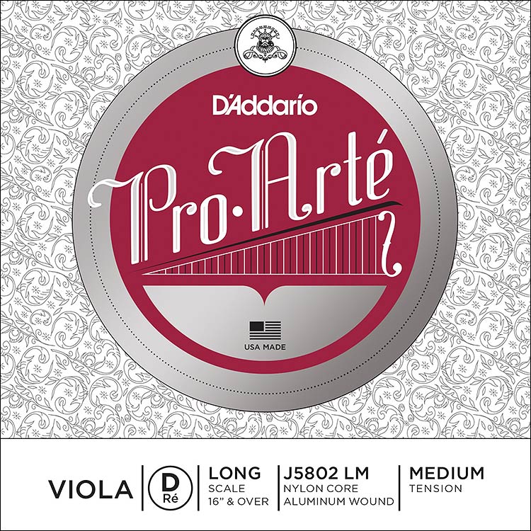 Pro-Arte Viola D String - alum/perlon: Medium