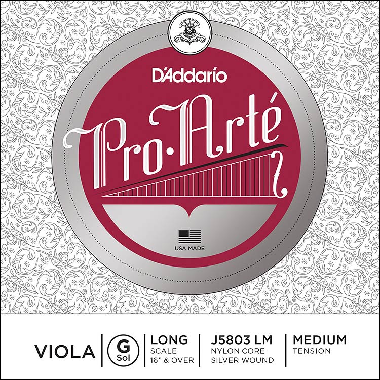 Pro-Arte Viola G String - silver/perlon: Medium