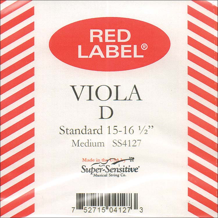 Red Label Viola D String - nickel/steel