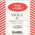 Red Label Viola D String - nickel/steel