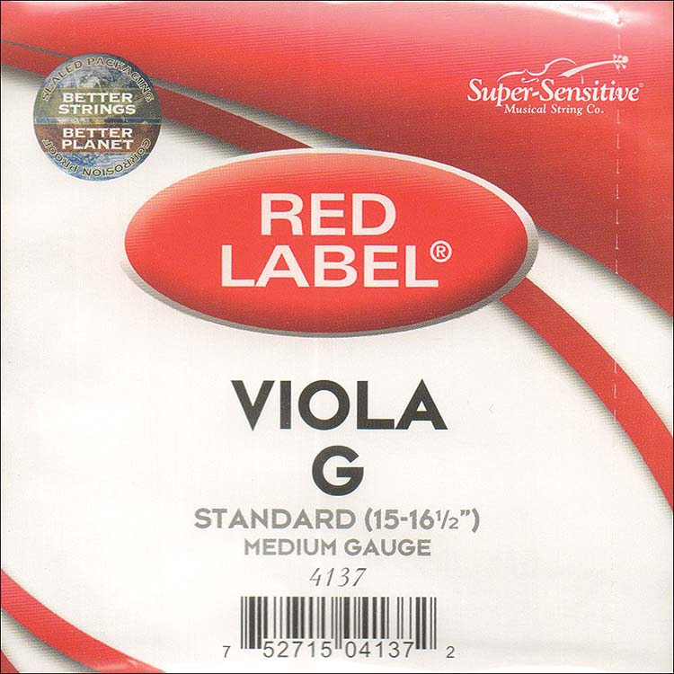 Red Label Viola G String - nickel/steel