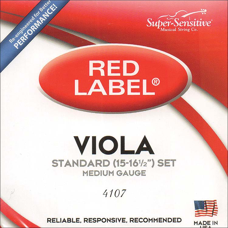 Red Label Viola String Set