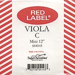 Red Label Viola C String - nickel/steel: Mini (up to 12