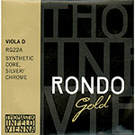 Rondo Gold Viola D String &ndash; Silver-Chrome/Synthetic, Medium