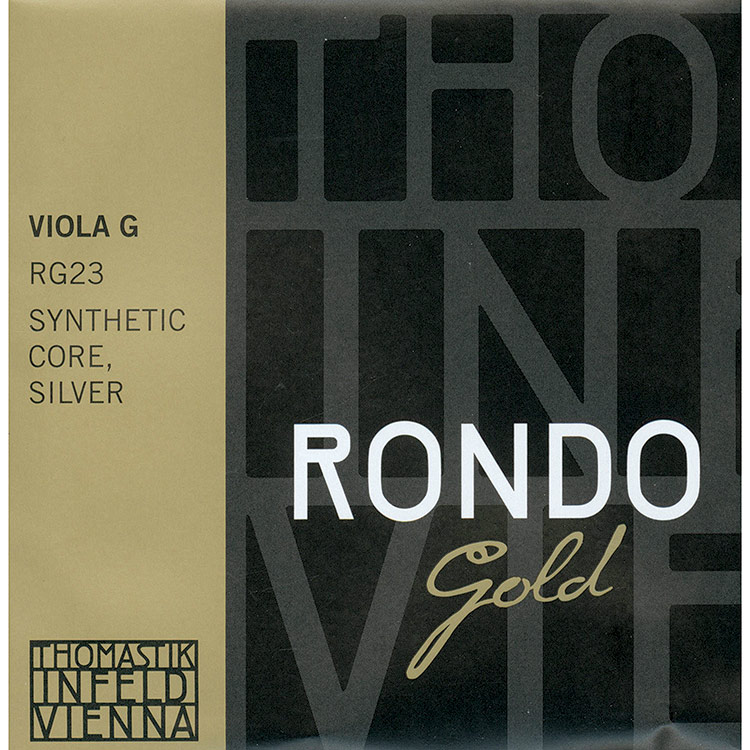 Rondo Gold Viola G String &ndash; Silver/Synthetic, Medium