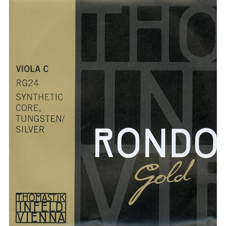 Rondo Gold Viola C String &ndash; Tungsten-Silver/Synthetic, Medium