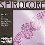 Spirocore Viola D String - chrome/steel: Medium