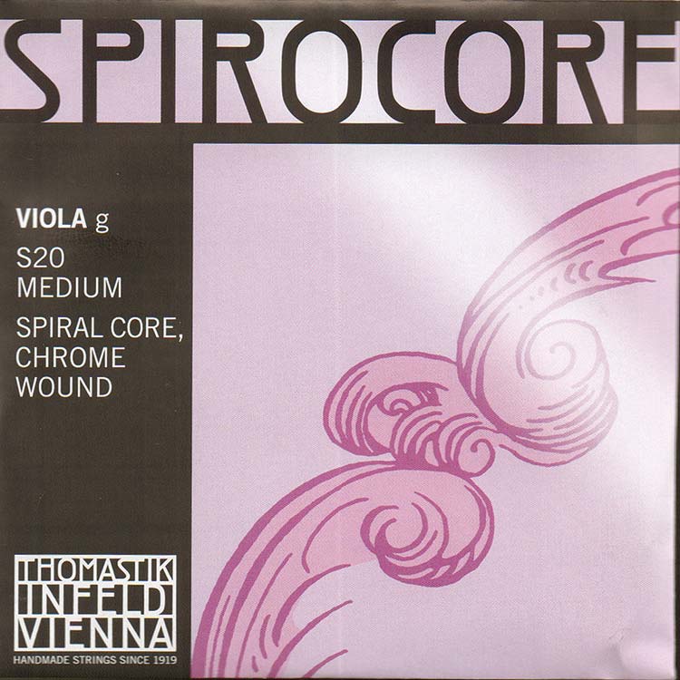 Spirocore Viola G String - chrome/steel: Medium