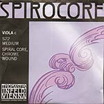 Spirocore Viola C String - chrome/steel: Medium