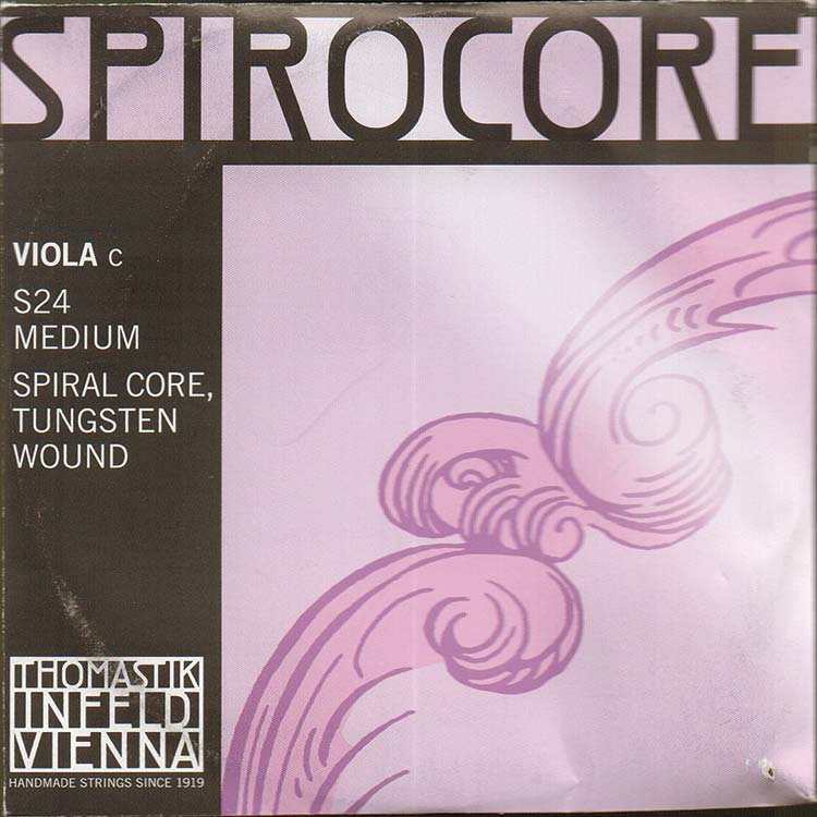 Spirocore Viola C String - tungsten/steel: Medium