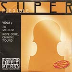 Superflexible Viola G String - chromesteel/steel: Medium