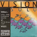 Vision Solo Viola A String - chromium/steel: Medium