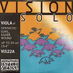 Vision Solo Viola D String - silver/synthetic: Medium
