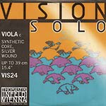 Vision Solo Viola C String - tungsten-silver/synthetic: Medium