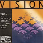 Vision Viola A String - chrome/steel: Medium