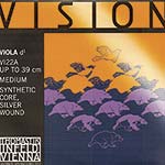 Vision Viola D String - silver/synthetic: Medium