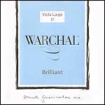 Warchal Brilliant 16"-17" Viola D String - Hydronalium/Synthetic
