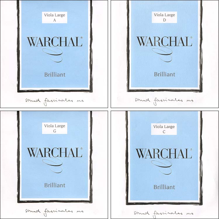 Warchal Brilliant 16"-17" Viola String Set