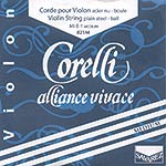 Alliance Vivace Violin E String - steel: Medium, ball end