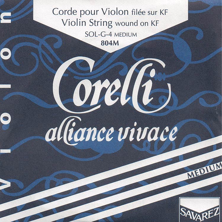 Alliance Vivace Violin G String - silver/synthetic: Medium