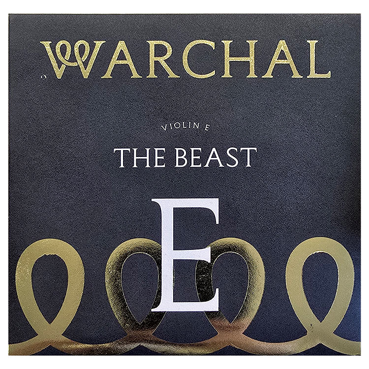 Warchal The Beast Violin E String - Silvery Steel (Helix Coil), Loop End
