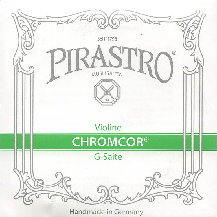 Chromcor Violin G String - chromesteel/steel: Medium