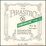Chromcor 1/4-1/8 Violin G String - chr/steel: Medium
