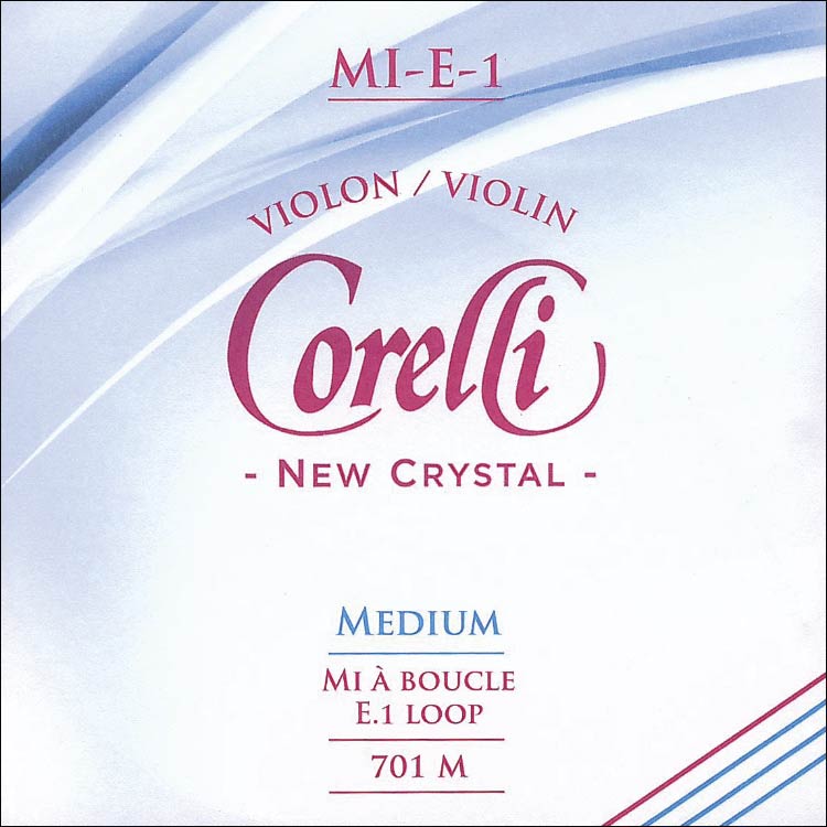 Crystal Violin E String - steel: Medium, loop end